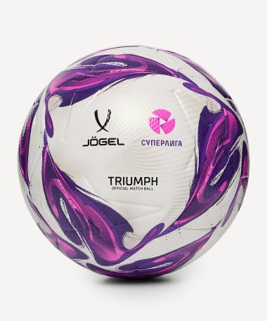 Футбольный мяч Jogel Triumph Elite WSL, размер №5, Женсккая футбольная суперлига